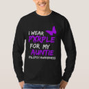 Buscar epilepsia camisetas Púrpura