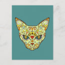 Buscar gato colorido postales General y unisex