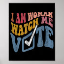Buscar mujer azul posters Voto