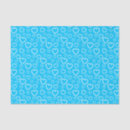 Buscar corazones azules papel de seda Moderno