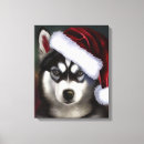 Buscar husky siberiano arte Navidades
