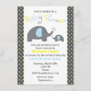 Buscar elefante azul invitaciones Gris