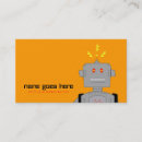 Buscar robot tarjetas de visita Diseño