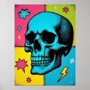 Buscar del cráneo arte Pop