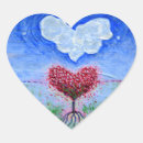 Buscar arte surrealista pegatinas Corazón