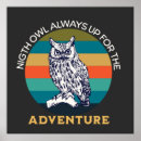 Buscar búho divertido posters Lechuza nocturna