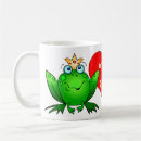 Buscar rana del dibujo animado tazas Lindo