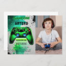 Buscar video game party invitaciones Videojuegos