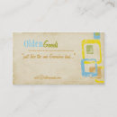 Buscar años 50 tarjetas de visita Verde