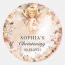 Buscar favor del bautizo pegatinas Invitados