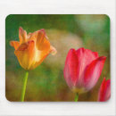 Buscar tulipán amarillo alfombrillas de raton Rojo