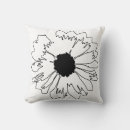 Buscar flor blanca y negra cojines General y unisex