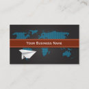 Buscar comercio internacional tarjetas de visita Mundo