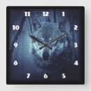 Buscar místico relojes de pared Lobo