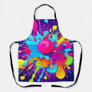 Buscar visual delantales Colores vibrantes