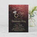 Buscar anillo de oro invitaciones Rojo