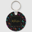 Buscar mariposa brillante llaveros Colores brillantes