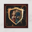 Buscar medieval tarjetas de visita Plantilla