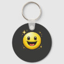 Buscar emoji feliz de la cara llaveros Sonriente