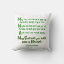 Buscar bendiciones irlandesas cojines General y unisex