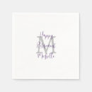 Buscar monogram servilletas de papel Invitados