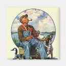 Buscar perro de caza imanes Pintar