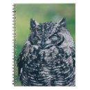 Buscar búho del vintage cuadernos Retro