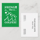 Buscar swing tarjetas de visita Deporte