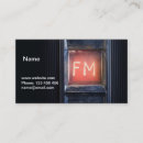 Buscar radio tarjetas de visita Frecuencia