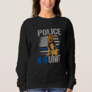 Buscar unidad k9 sudaderas Policía