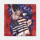 Buscar estatua de la libertad imanes Rojo blanco y azul