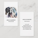 Buscar caballos tarjetas de visita Caballo negro