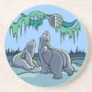 Buscar oso polar posavasos Vida silvestre