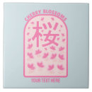 Buscar flor de cerezo japonesa azulejos Floral