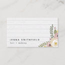 Buscar madera floral tarjetas de visita Moda