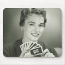 Buscar pelo negro alfombrillas de raton El sentarse