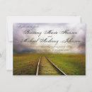Buscar ferrocarril invitaciones Rústico