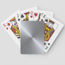 Buscar acero barajas de cartas Elegante