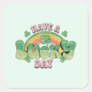 Buscar día de fiesta retro pegatinas Arco iris