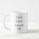Buscar live laugh love tazas Atragantar