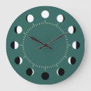 Buscar fases la luna de relojes de pared Creciente