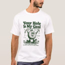 Buscar hoyo camisetas Golfista divertido