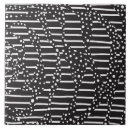 Buscar rayas blancos y negros azulejos General y unisex
