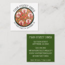 Buscar camarones tarjetas de visita Comida