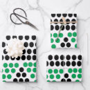 Buscar triángulos verdes papel de regalo Patrón