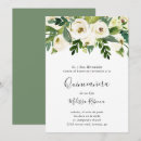 Buscar fiesta floral blanca invitaciones de cumpleaños 15 º cumpleaños