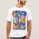 Buscar tigre geométrico camisetas Abstracto