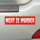 Buscar asesinato pegatinas parachoque Vegano