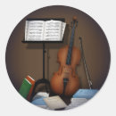 Buscar música pegatinas Violinista