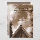 Buscar iglesia del país invitaciones Vintage